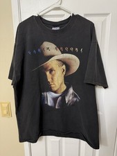 Vintage 90s Country Garth Brooks T-Shirt Hanes Beefy Tag Size 2XL Streetwear