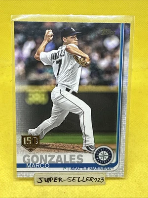 2019 Topps Series 2 - MARCO GONZALES / Seattle Mariners - 150 Years Stamp #523 - Bild 1 von 3