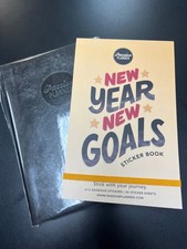 NEW Passion Planner Daily Undated A5  RETIRED New Year New Goals Sticker Book