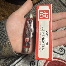 Zwilling JA Henckels Solingen Germany HK 7-B Redbone 3 Blade NEW in Box