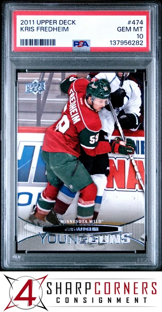 2011 Upper Deck #474 Kris Fredheim RC Young Guns Pop 3 PSA 10