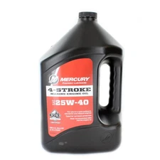 Mercury Marine New OEM 4-Stroke 25W-40 Conventional Oil 1 Gal., 92-8M0078628