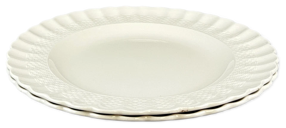 Juego de 2 platos de cena de mimbre Spode Chelsea de colección marca Copeland marrón Foto 3 de 4