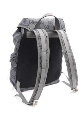 GUCCI GG Supreme Ripstop Backpack - Black Monogram Polyester  display picture 2