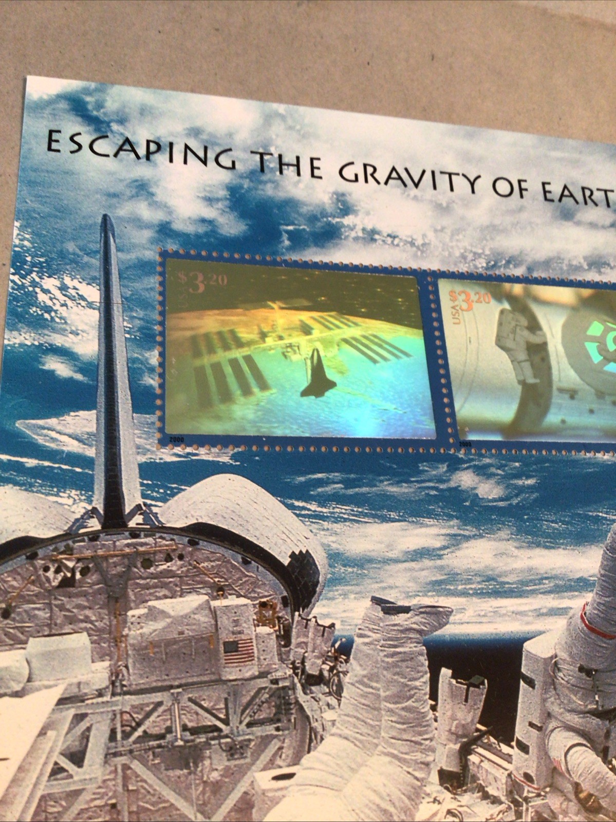 U S Stamp Sheet MNH #3411 Escaping Gravity Of Earth $6.40 Set