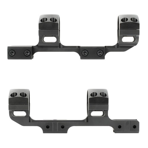 25.4mm/30mm Riflescope Mount Aluminum Alloy with Bubble Level Black 160g - Foto 4 di 8
