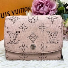 Louis Vuitton Mahina Compact Wallet Pink Leat...