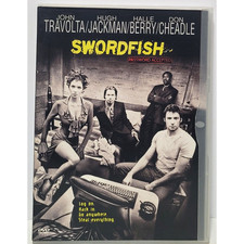 Swordfish DVD Movie John Travolta Hugh Jackman Halle Berry 2001