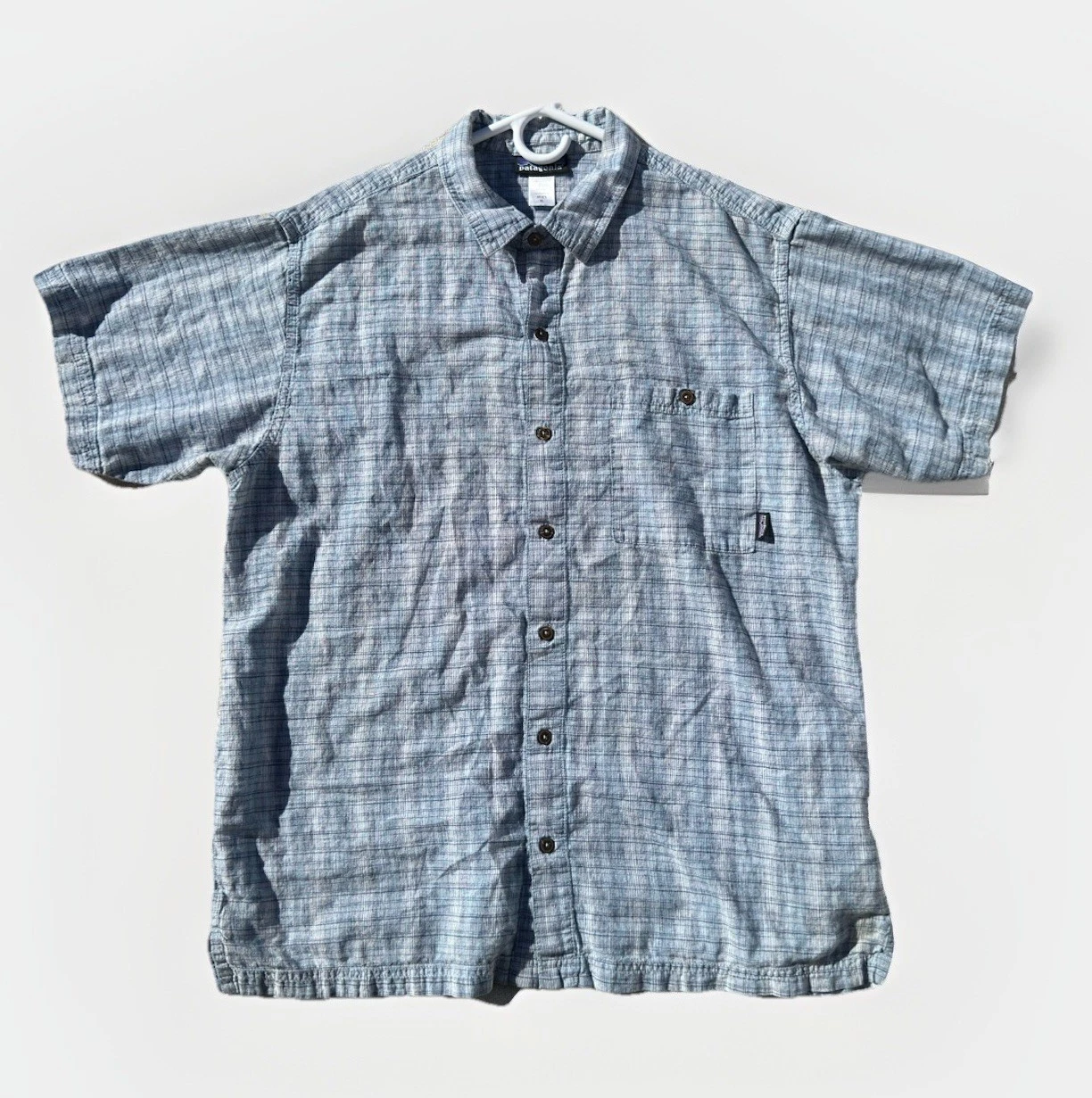 PATAGONIA Men’s Short Sleeve Button Down Hiking Shirt Size XL Plaid
Opens in a new window or tab