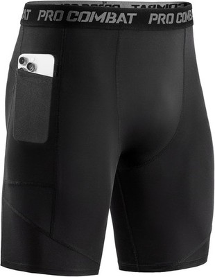 Niksa 1 oder 3 Pack Herren Kompressionsshorts, Sport Unterhosen Männer 