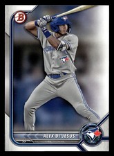 Alex De Jesus 2022 Bowman Draft #BD-147 Toronto Blue Jays ROOKIE RC