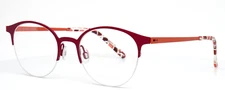 INFACE IN LOVE IF8472 4331 Burgundy Womens Round Eyeglasses 48-19-140 B:41