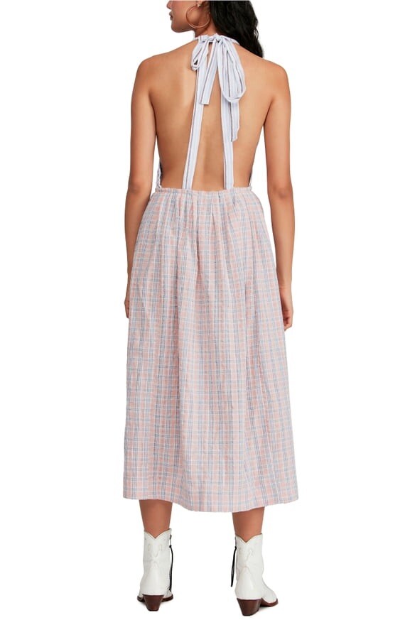 free people color theory midi dress Free People Color Theory Midi Dress Large New