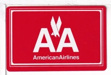 Single Airline Playing Card "American Airlines, AAL216A " Chan/Mertens #, Stand