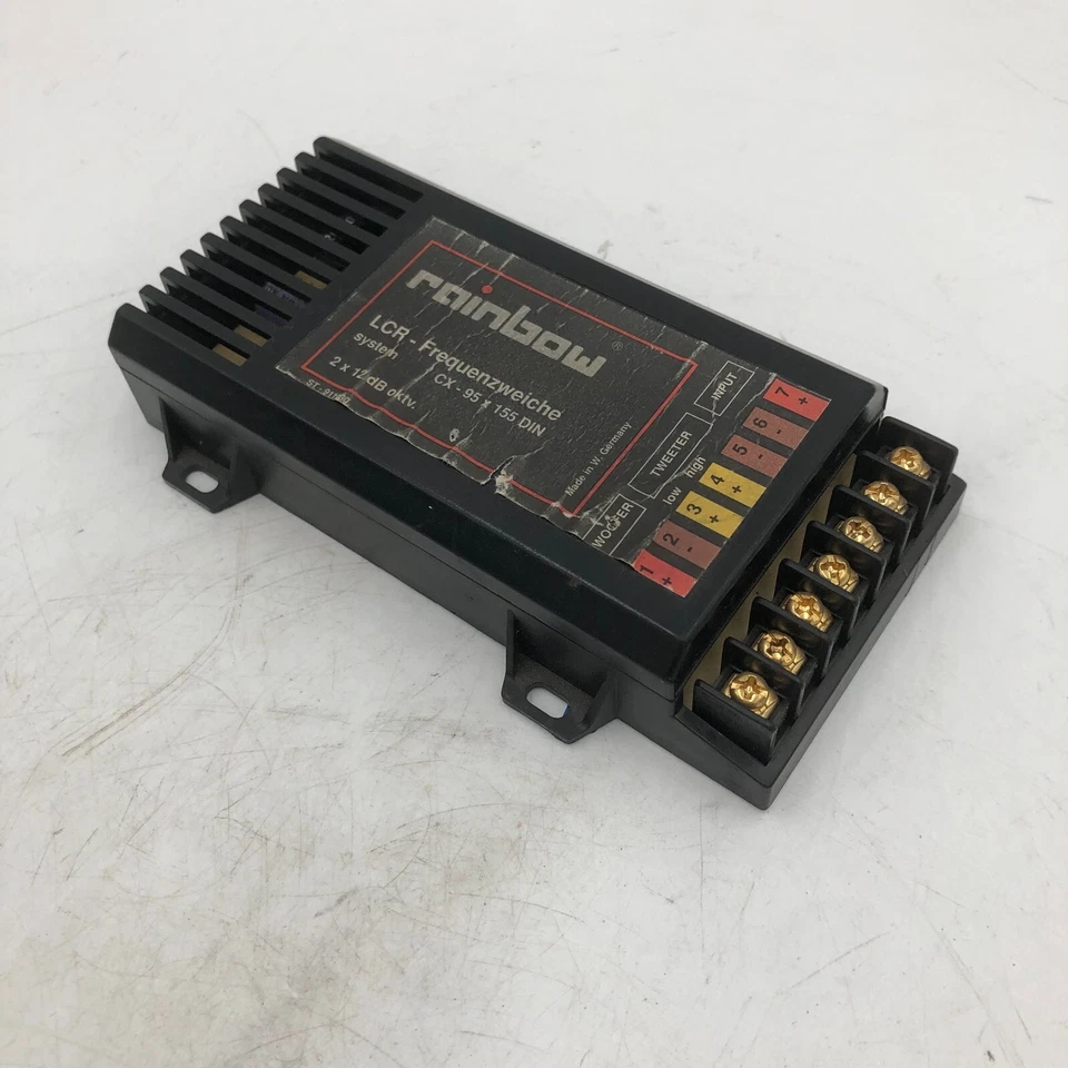Genuine RAINBOW LCR Crossover CX-95 x 155 DIN / 2 x 12 dB Octv. vintage car - Image 2 of 4