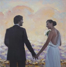 Portrait of a loved one is the best gift! Oil painting on canvas