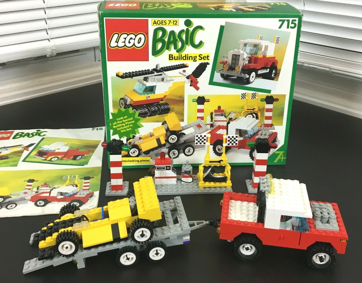 Lego Vintage 715 Basic Building Set w/Instructions and Box 1992