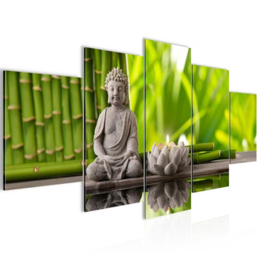 Wandbilder Wohnzimmer XXL Feng Shui Buddha Moderne Bild Spa Relax - Bild 1 von 8