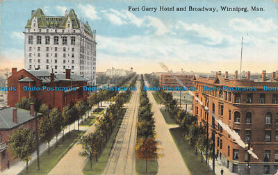 R089985 Fort Garry Hotel und Broadway. Winnipeg. Mann. The For ever. Chas. I. Mey