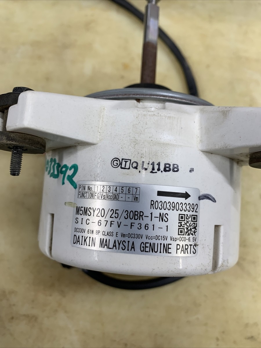 DAIKIN Model RXB18AXVJU DC fan motor 61W 4009588 Used R03039033392 | eBay