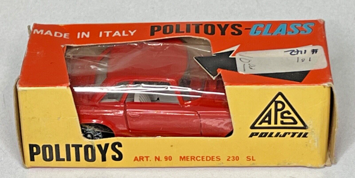 Miniature Politoys 1/43 - Mercedes-Benz 230 SL, Voiture De Collection Occasion