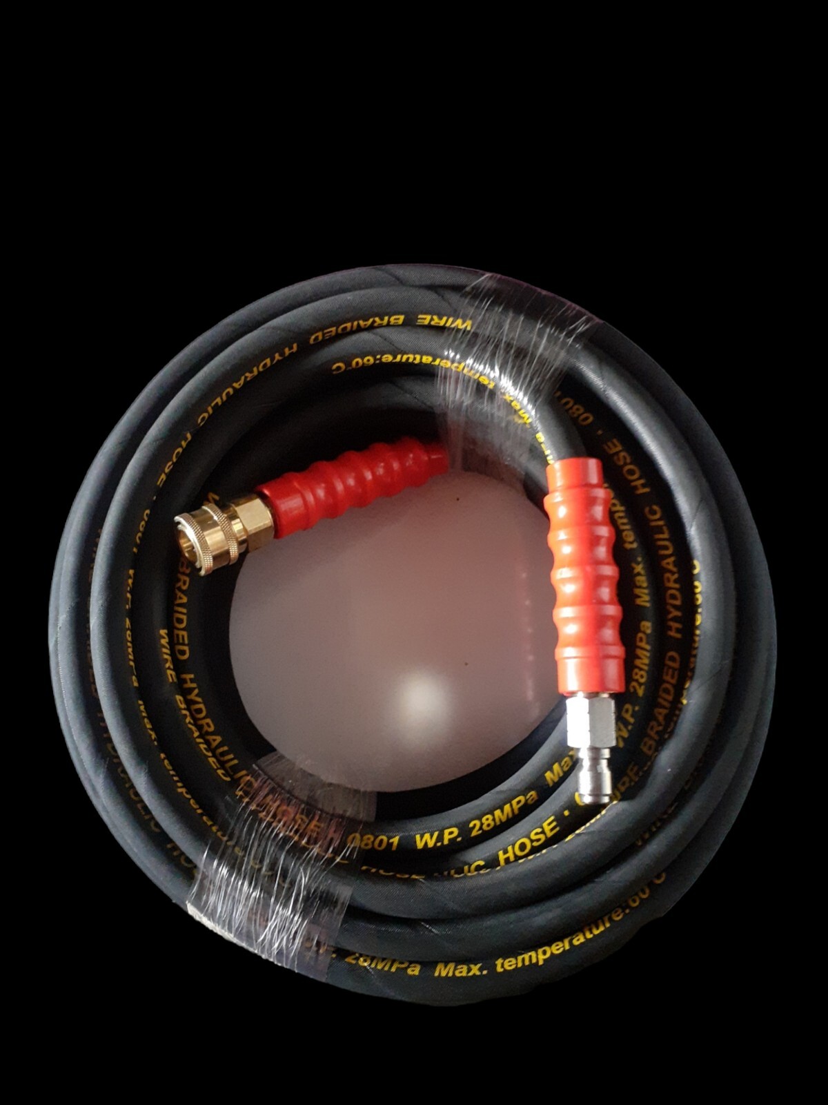 WIRE BRAIDED HYDRAULIC HOSE 0801 w.p. 28mpa max temperature 60 c LH139