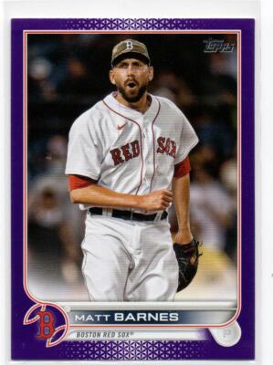 2022 Topps Series 1 MEIJER PURPLE #303 Matt Barnes BOSTON RED SOX 47