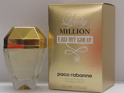 Lady  Million Eau My Gold by Paco Rabanne Women 1.7 oz Eau de Toilette Spray