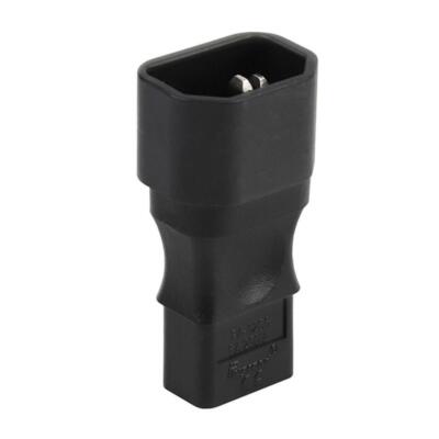 IEC 320 3 Pin C14 Male to C9 Female Socket Mains Extension Connector ...