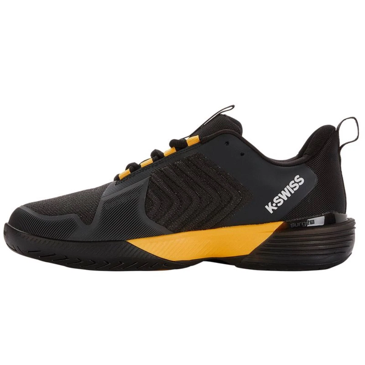K swiss black 2024 tennis shoes