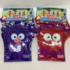 Bubbles Purple and Red Monster Glove A Bubble with Bubble Solution