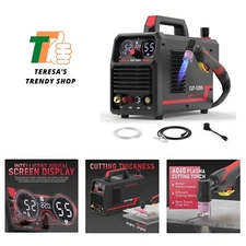 Plasma Cutter, 55Amp Non-Touch Pilot Arc Air Power, Large Digital Display 110...