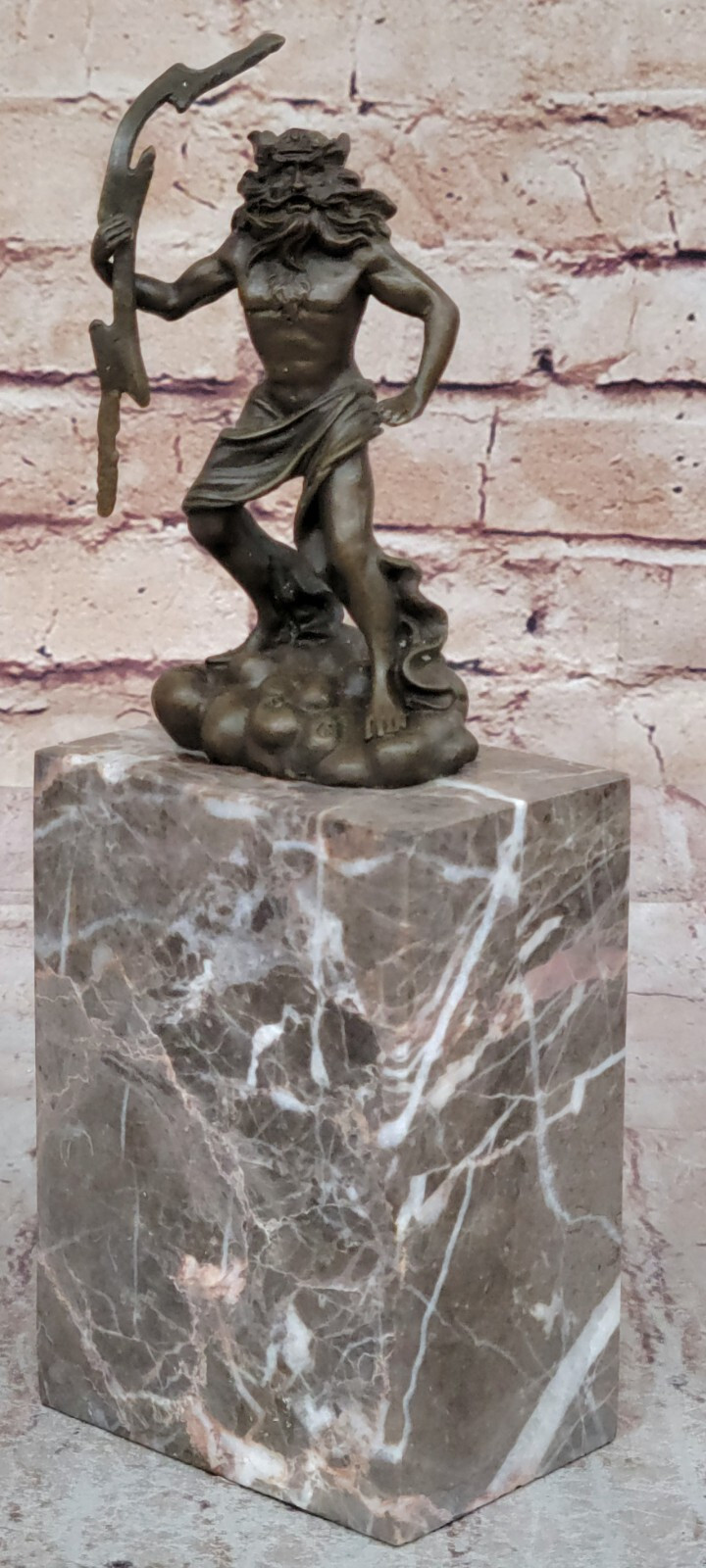 Zeus Jupiter Bronze Sculpture Greek Roman God Mythology Artwork Signed Lost  Deco – Beachguide Store, image size:720x1600