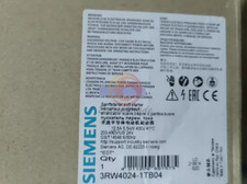 ONE New Siemens Semiconductor Motor Starter 3RW4024-1TB04