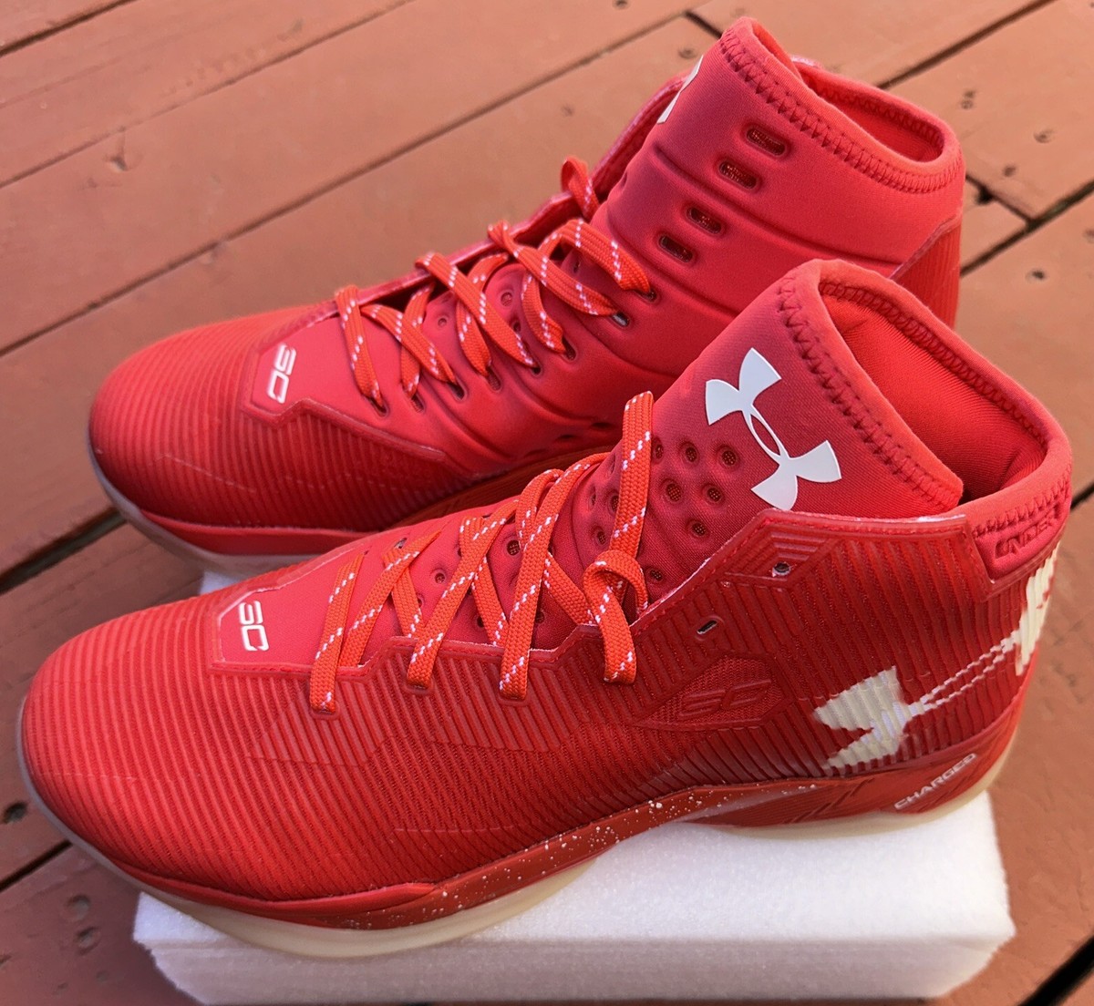 Under Armour レッド スパイクシューズ　31cm Mens Size 11 - Under Armour Curry 2.5 Red Ice Basketball Shoes | eBay