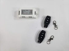 DC12V Motor Wireless Remote Control Universal 433Mhz 2 Transmitter 1 Receiver