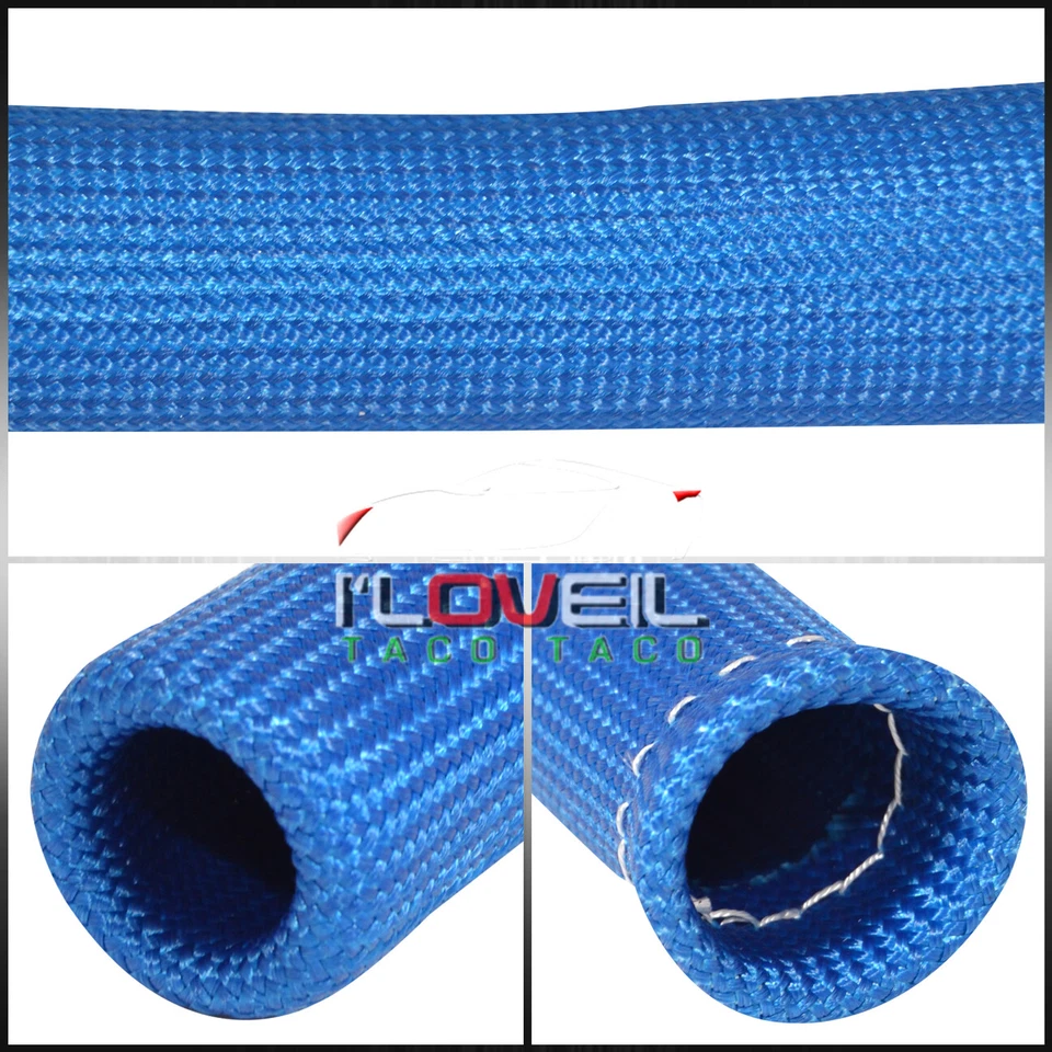 Universal 8 Piece Spark Plug Wire Protect Boot Heat Sheild Insulator Unit Blue Foto 3 de 3