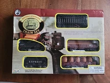 DOLGEN CORP BATTERY OPERATED TRAIN SET W/ LIGHT & INTELLIGENT SOUND BY ANKY NICE