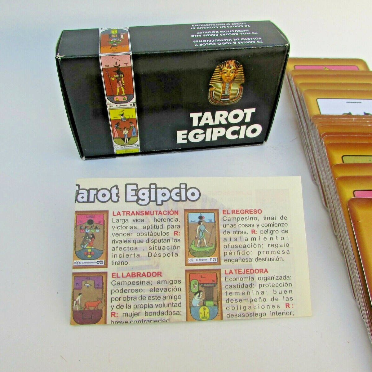 Tarot Egipcio 22 Arcanos Mayores Y 56 Arcanos Menores