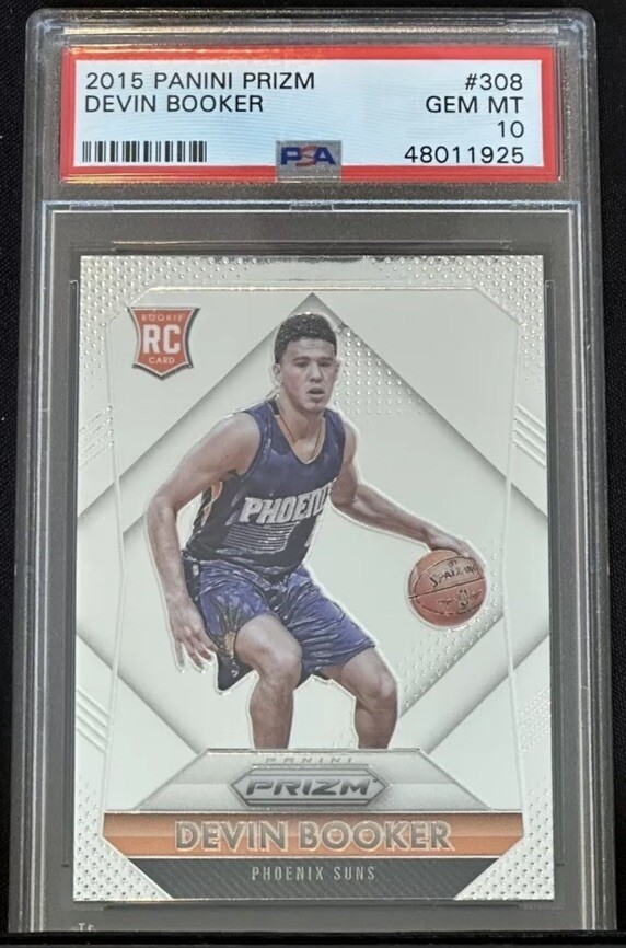 2015 Panini Prizm #308 Devin Booker PSA 10 Rookie