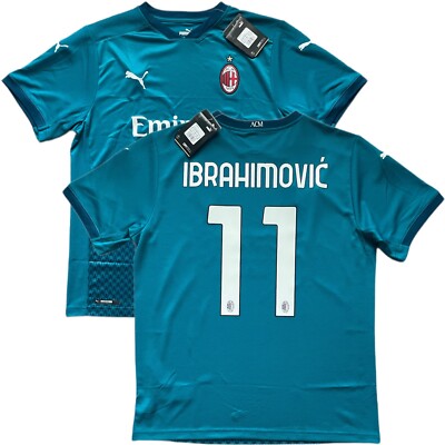 20-21 ACミラン IBRAHIMOVIĆ 11 XLシャツ 2020/21 AC Milan Third Jersey #11 IBRAHIMOVIC Large Puma Soccer