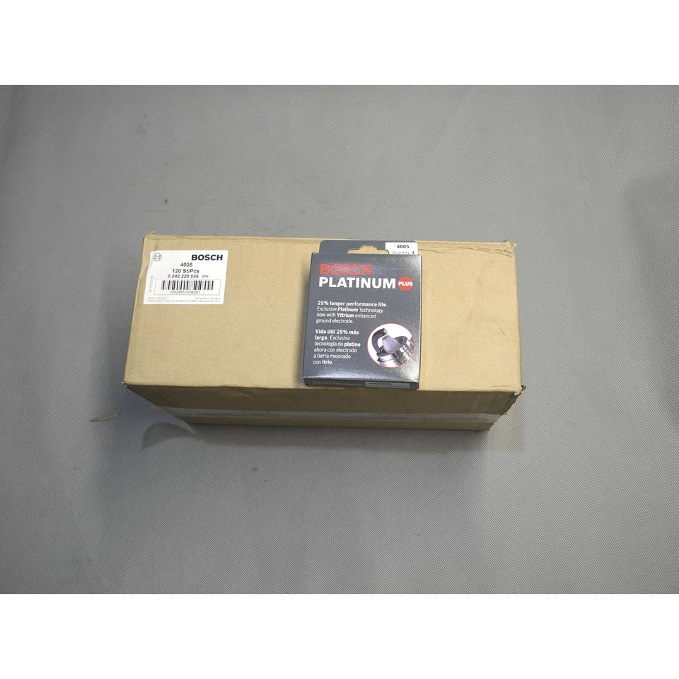 Juego de 4 bujías Bosch para Ford Lincoln Mercury 0242229545 4005 NUEVO Foto 2 de 4