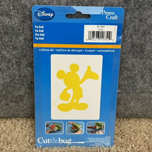 Disney Provo Craft Cuttlebug Mickey Mouse TA DA! Cutting Die Papercrafts 37-1751 - Picture 2 of 4