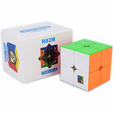 MoYu RS2 M Evolution 2x2 Stickerless Speedcube Ship from USA