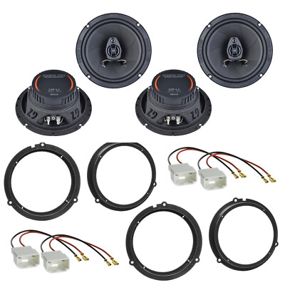 Ground Zero GZIF 6.5 Koaxial Einbauset für Ford Focus 2 C-Max Kuga vorne hinten