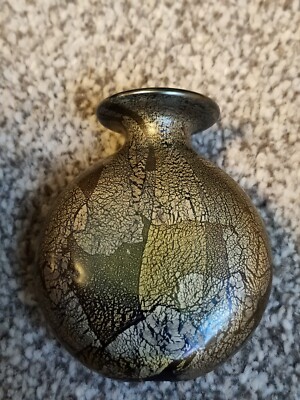 Isle of Wight Studio 'Azurene Gold' Pear Glass Plus Scent Bottle
