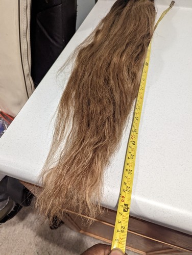 High Quality regular Top 22 to 24 "straight 150% Virgin Human Hair Lace Wig - Picture 15 of 15