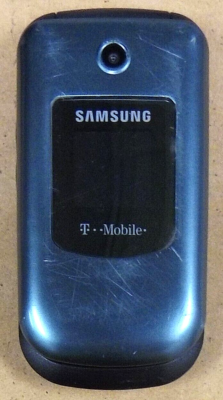 Samsung SGH-T139 - Blue and Black ( T-Mobile ) Rare Cellular Flip