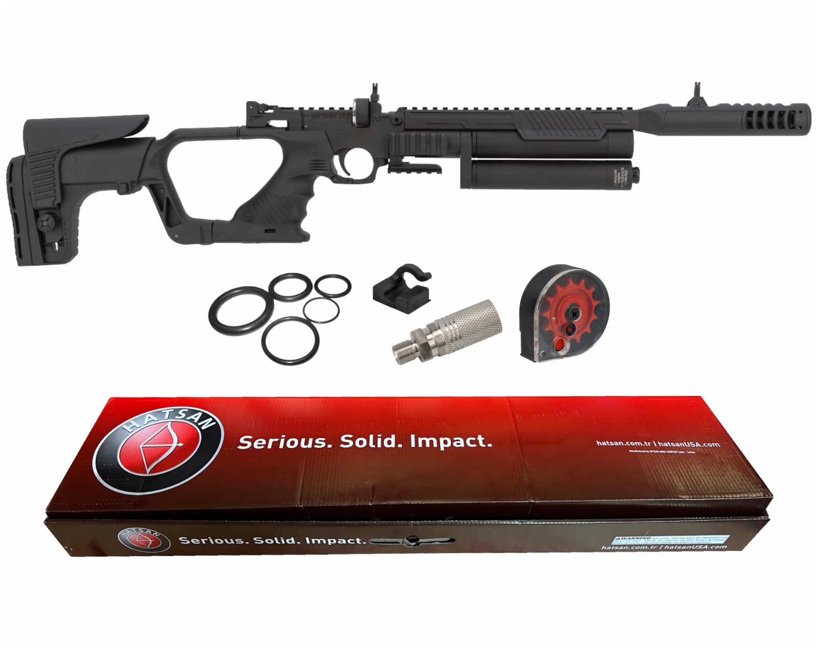 Hatsan Jet II Regulated QE .22 Cal PCP Side-Lever Air Rifle JET2