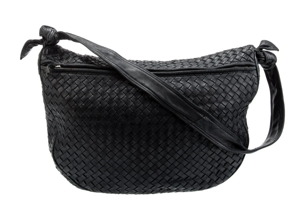 BOTTEGA VENETA Intrecciato Nappa Leather Hobo Crossbody Bag Medium
